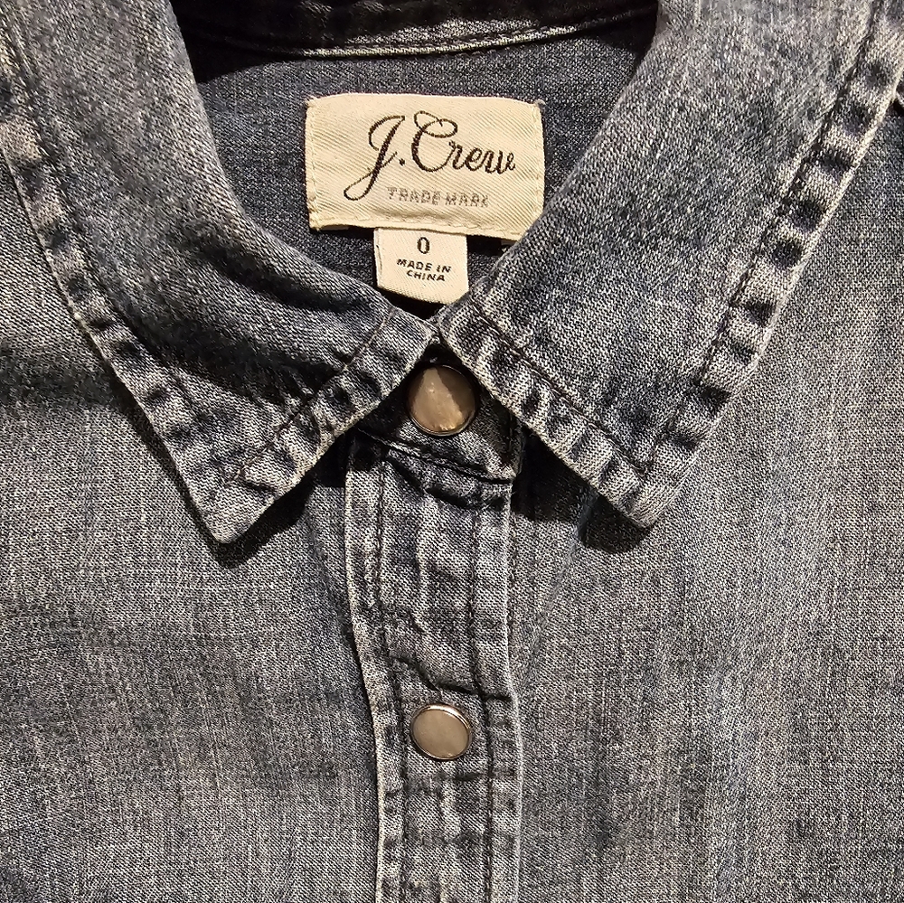 J. Crew Denim Shirt - Picture 3 of 4